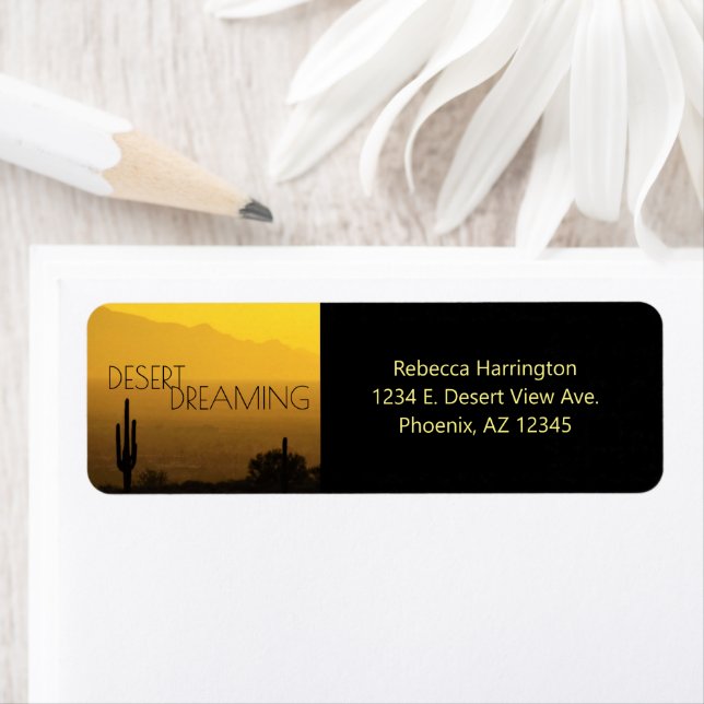 Golden Amber Sunset Cactus Arizona Wüste Dreaming (Insitu)