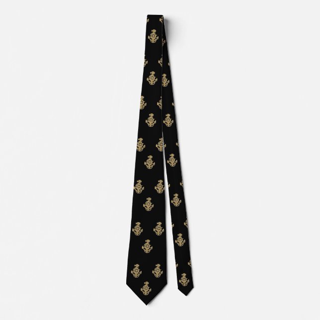 Golden Anchors Krawatte (Vorderseite)