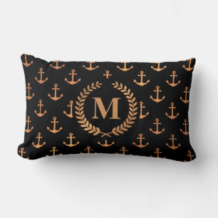 Golden Anchors Lendenkissen