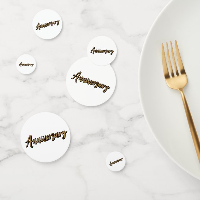 Golden Anniversary Table Confetti Konfetti (Gruppe)