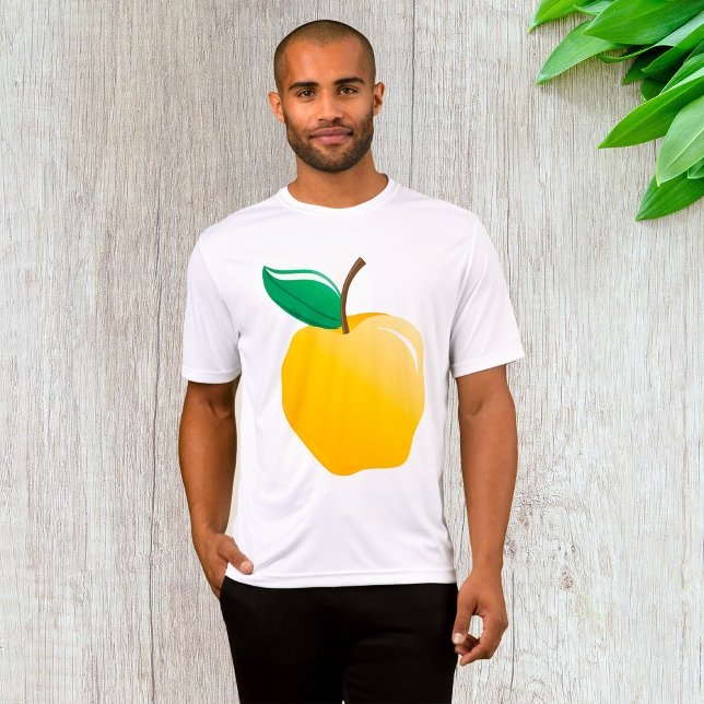 Golden Apple Bright Yellow Fruit T-Shirt (Von Creator hochgeladen)