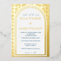 Golden Arch Regal Wedding (Retro-Dotted)