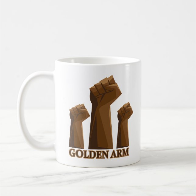 Golden Arm Expert Pipe Welder Gift Kaffeetasse (Links)