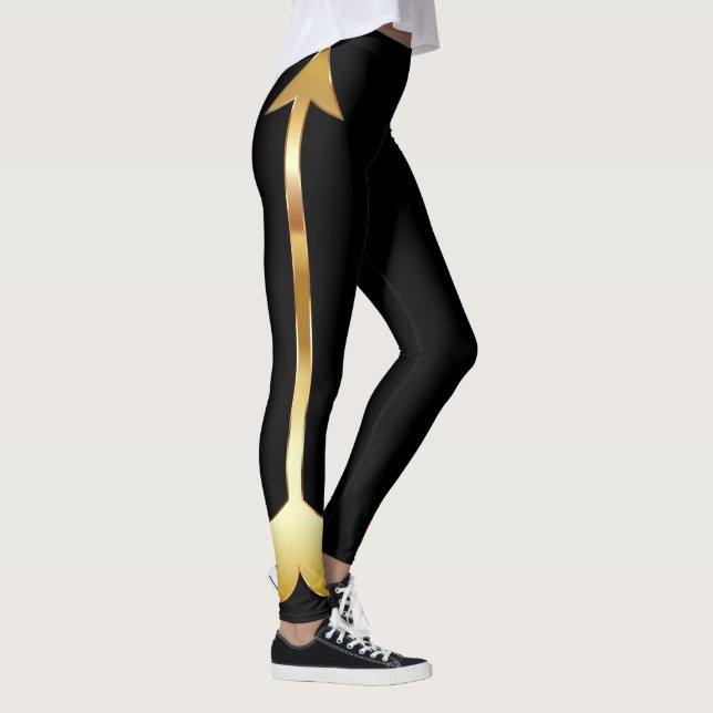 Golden Arrow Black Leggings (Rechts)