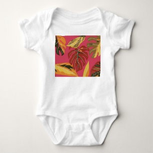 Golden Art Deco Naturparadies Baby Strampler