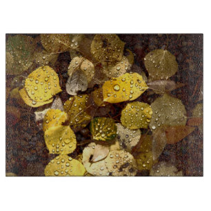Golden Aspen Blätter Cutting Board Schneidebrett