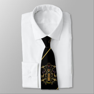 Golden Assyria Neck Tie Krawatte