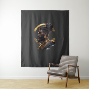 Golden Aura Tee Wandteppich