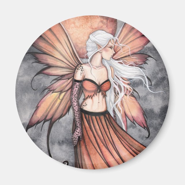 Golden Autumn Fairy Magnet (Vorne)
