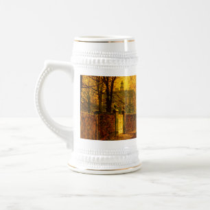 Golden Autumn John Atkinson Grimshaw Bierglas