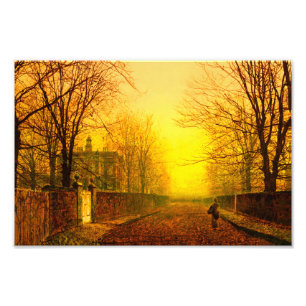 Golden Autumn John Atkinson Grimshaw Fotodruck