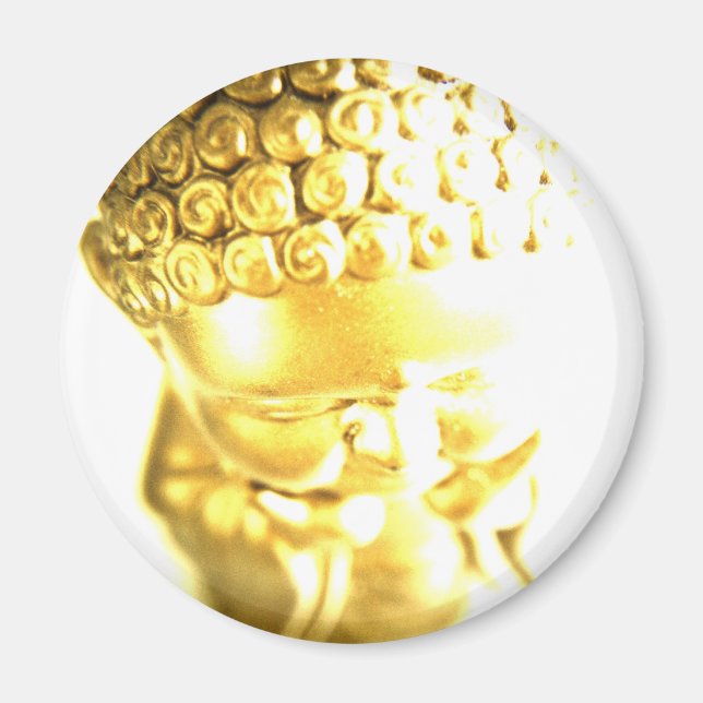 Golden Baby Buddha mousepad Magnet (Vorne)