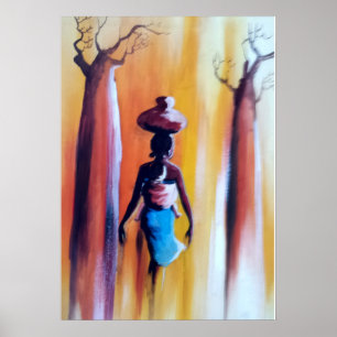 Golden Baobab Sonnenuntergang: Kulturerbe und Fürs Poster
