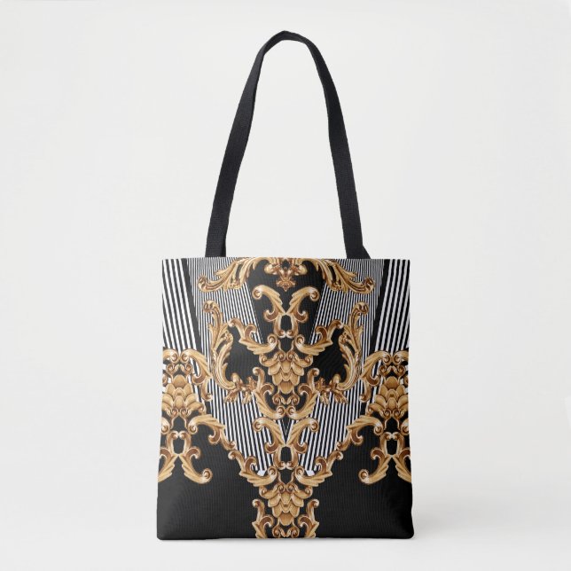 Golden barocke, aufwändige Dekoration. Tasche (Vorderseite)