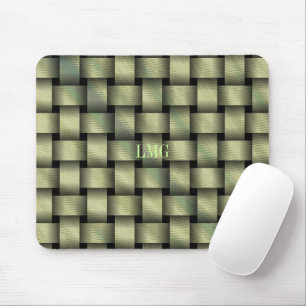 Golden Basket Weave Mousepad