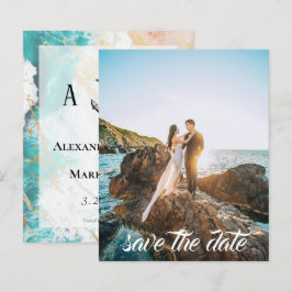 Golden Beach Anchor Foto Save the Date