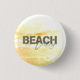 Golden Beach Vibes Button