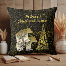 Golden Bear Frohe Weihnachtsbaum Nordic Deco Baby