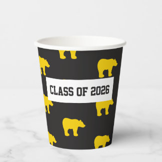 Golden Bear Graduation Party or Reunion Pappbecher