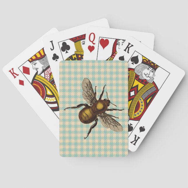 Golden Bee Art Spielkarten (Rückseite)
