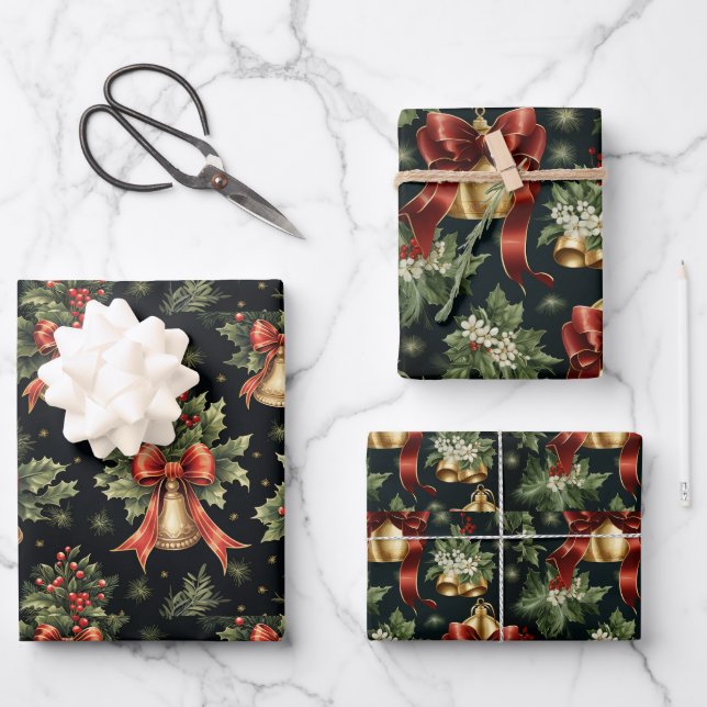 Golden Bells et Holly Feuilles (Recto)