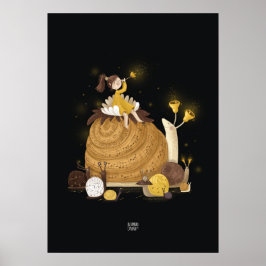 GOLDEN BELLS von Alexandra Dikaia Poster