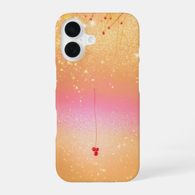 Golden Berry Dream Phone Case - Autumn Magic iPhone 16 Hülle (Rückseite)