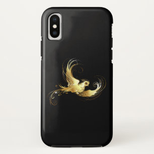 Golden Bird im schwarzen Hintergrund Case-Mate iPhone Hülle