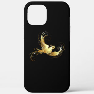 Golden Bird im schwarzen Hintergrund Case-Mate iPhone Hülle