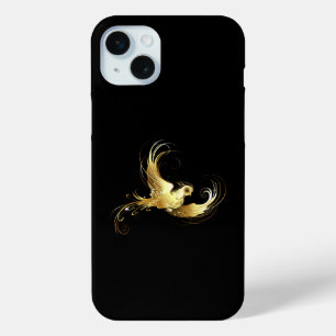 Golden Bird im schwarzen Hintergrund Case-Mate iPhone Hülle