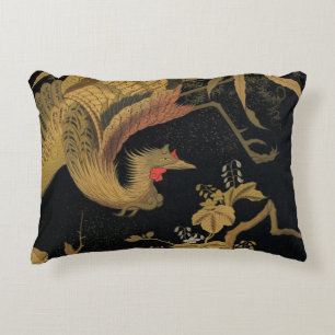 Golden Bird Japanische Klassik Antike Dekokissen