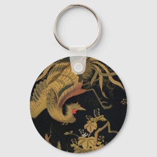Golden Bird Japanische Klassik Antike Schlüsselanhänger