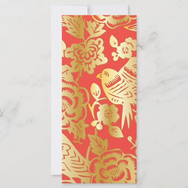 Golden Bird Porzellan Ming Pattern (Vorderseite)