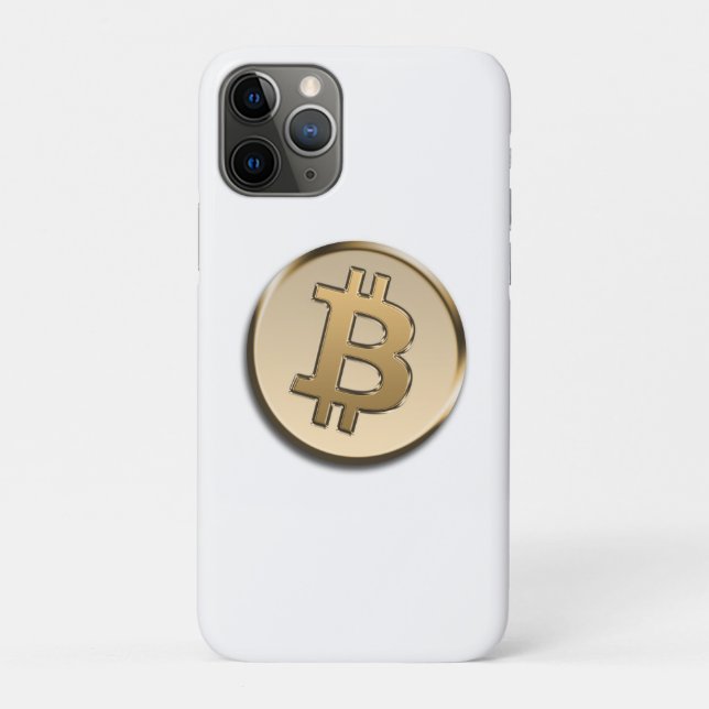 Golden Bitcoin iPhone / iPad Hülle (Rückseite)