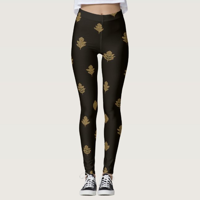 Golden Black Leggings Pattern (Vorderseite)