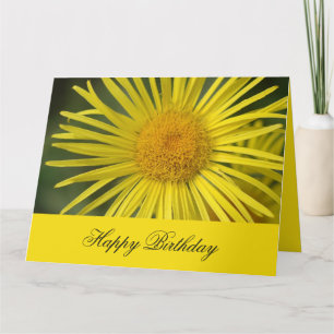 Golden Bloom Elegante Karte