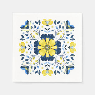 Golden Bloom Harmony Serviette