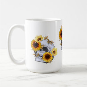GOLDEN BLOOM SKULL KAFFEETASSE