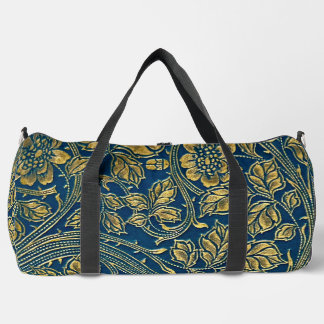 Golden Blossom Elegante Duffle Bag