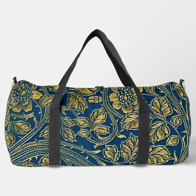 Golden Blossom Elegante Duffle Bag (Vorderseite)