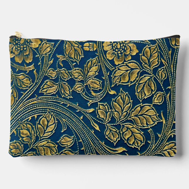 Golden Blossom Elegante Zeitung Zeitung Tasche (Vorderseite)