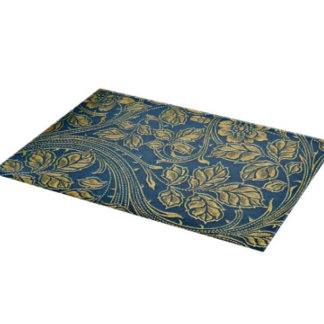 Golden Blossom Eleganz   Schneidebrett