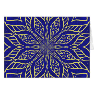 Golden Blume Mandala