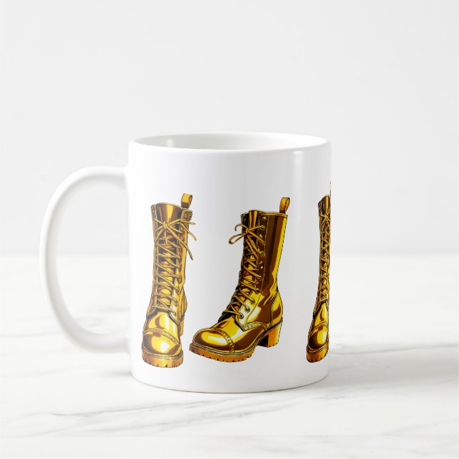 Golden Boots Kaffeetasse (Links)