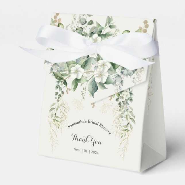 Golden Botanical Deluxe: Brautparty Geschenkschachtel (Vorderseite)