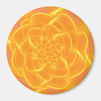 Golden Bow von Power Blume Magnet