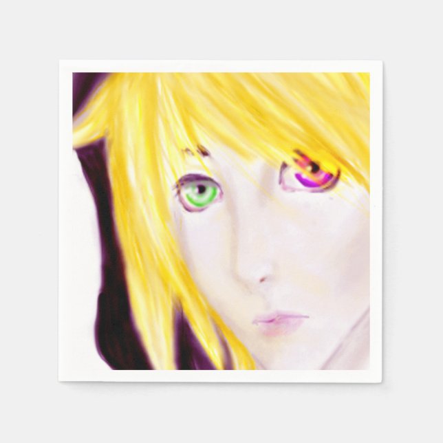 Golden Boy Manga Character Serviette (Vorderseite)