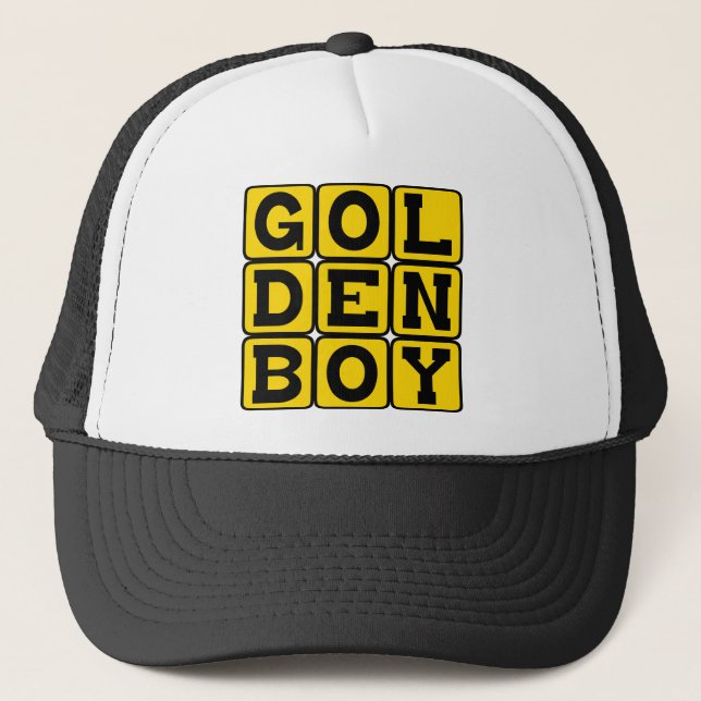 Golden Boy Truckerkappe (Vorderseite)
