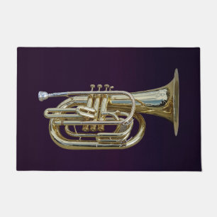 Golden Brass Euphonium Fußmatte
