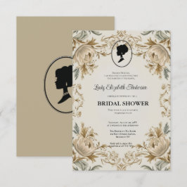 Golden Bridgerton Brautparty Invit Einladung